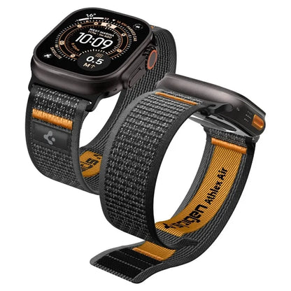 Spigen Athlex Air 2 – Apple Watch apyrankė 44/45/46/49 mm (Active Black / Orange)