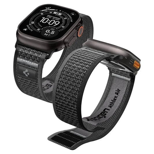 Spigen Athlex Air 2 - Apple Watch dirželis 44/45/46/49 mm (Active Black / Gray)