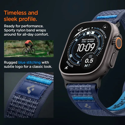 Spigen Athlex Air 2 – „Apple Watch“ dirželis 44/45/46/49 mm (Active Navy Blue)
