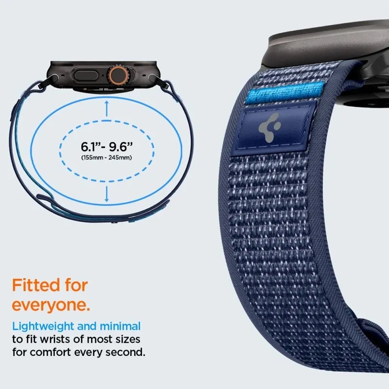 Spigen Athlex Air 2 – „Apple Watch“ dirželis 44/45/46/49 mm (Active Navy Blue)