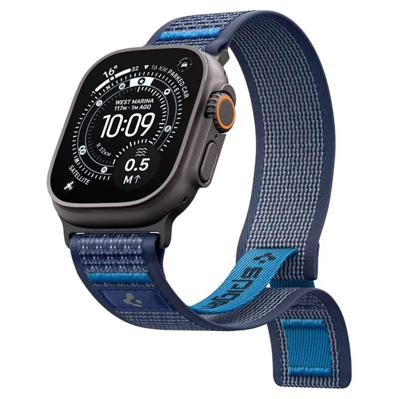 Spigen Athlex Air 2 – „Apple Watch“ dirželis 44/45/46/49 mm (Active Navy Blue)