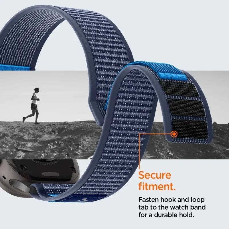 Spigen Athlex Air 2 – „Apple Watch“ dirželis 44/45/46/49 mm (Active Navy Blue)