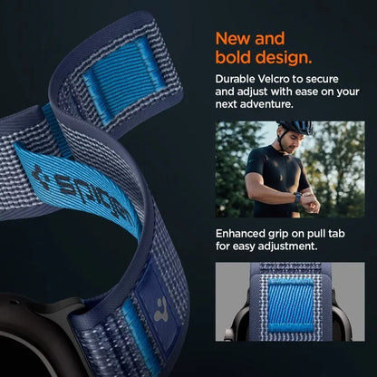 Spigen Athlex Air 2 – „Apple Watch“ dirželis 44/45/46/49 mm (Active Navy Blue)