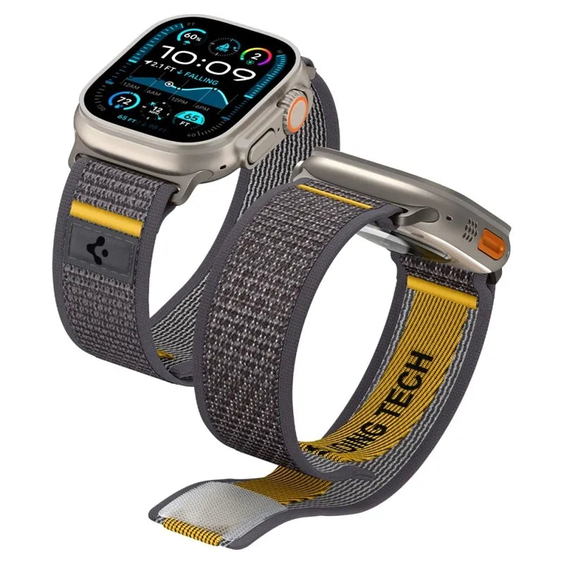 Spigen Athlex Air – dirželis skirtas Apple Watch 44/45/46/49 mm (Active Gray)