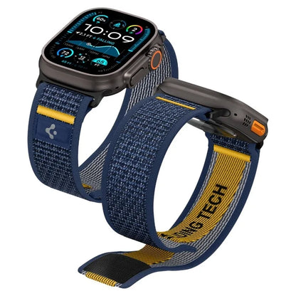 Spigen Athlex Air - Dirželis, skirtas Apple Watch 44/45/46/49 mm (Aktyvi tamsiai mėlyna)