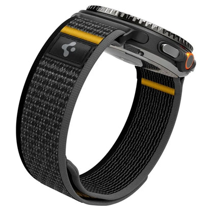 Spigen Athlex Air – Dirželis, skirtas Samsung Galaxy Watch 8 / Watch 8 Classic 40 / 44 / 46 mm (Aktyvus Juodas)