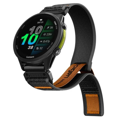 Spigen Athlex Air - Garmin QuickFit dirželis 22 mm (Active Black / Orange)