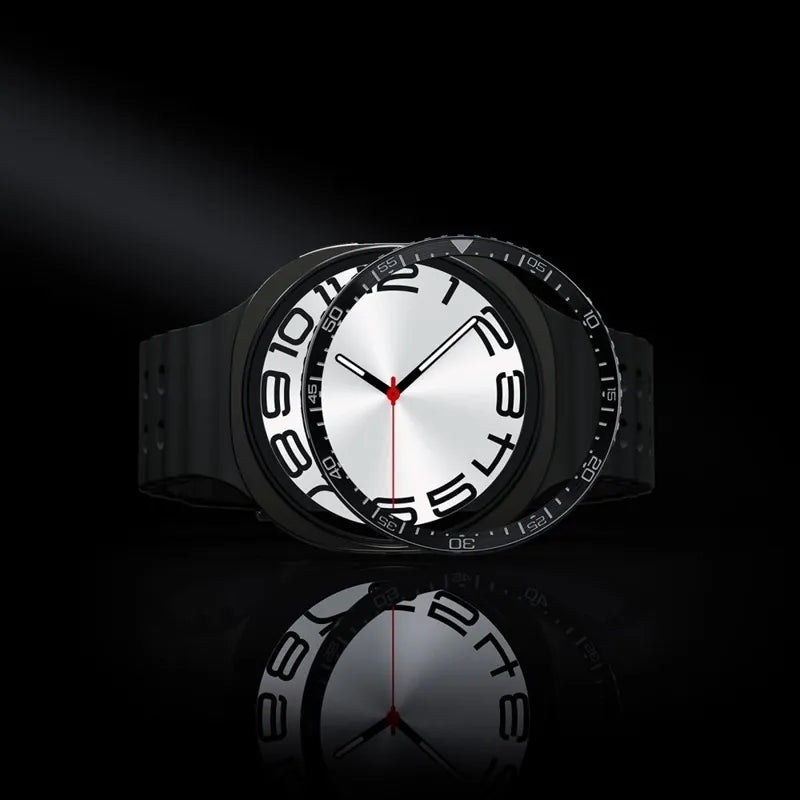 Spigen Bezel Tune Diver - Apsauginis korpusas / Bezel žiedas, skirtas Samsung Galaxy Watch 8 44 mm (Juodas)