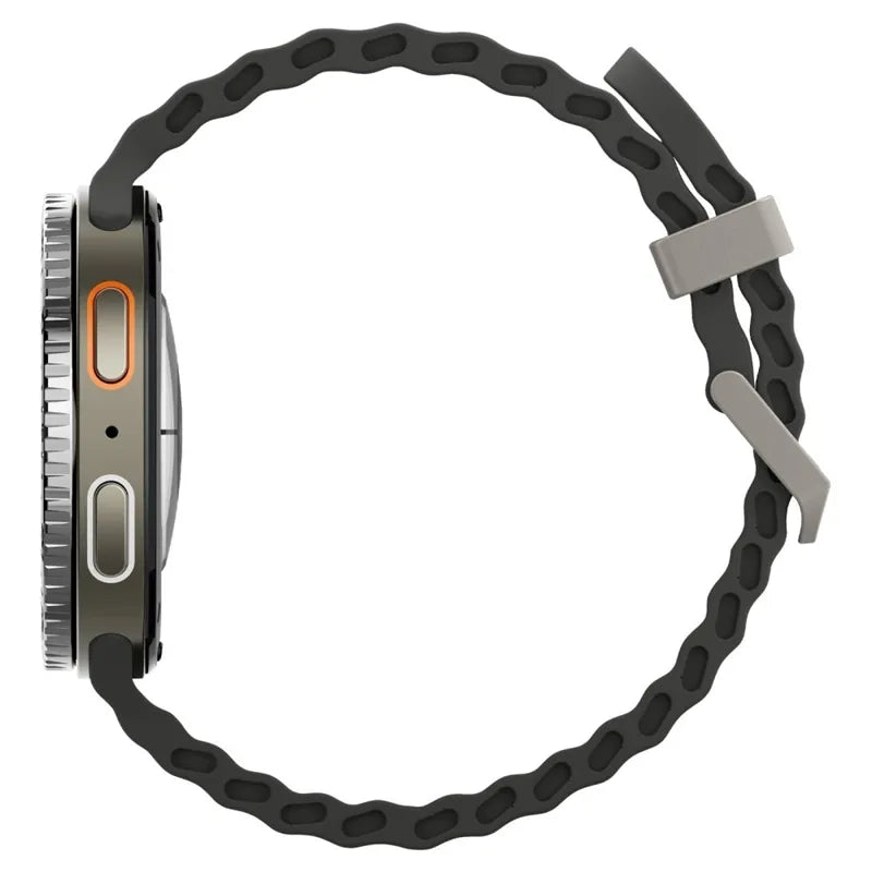 Spigen Bezel Tune Diver - Apsauginis korpusas / Bezel žiedas, skirtas Samsung Galaxy Watch 8 44 mm (Juodas)
