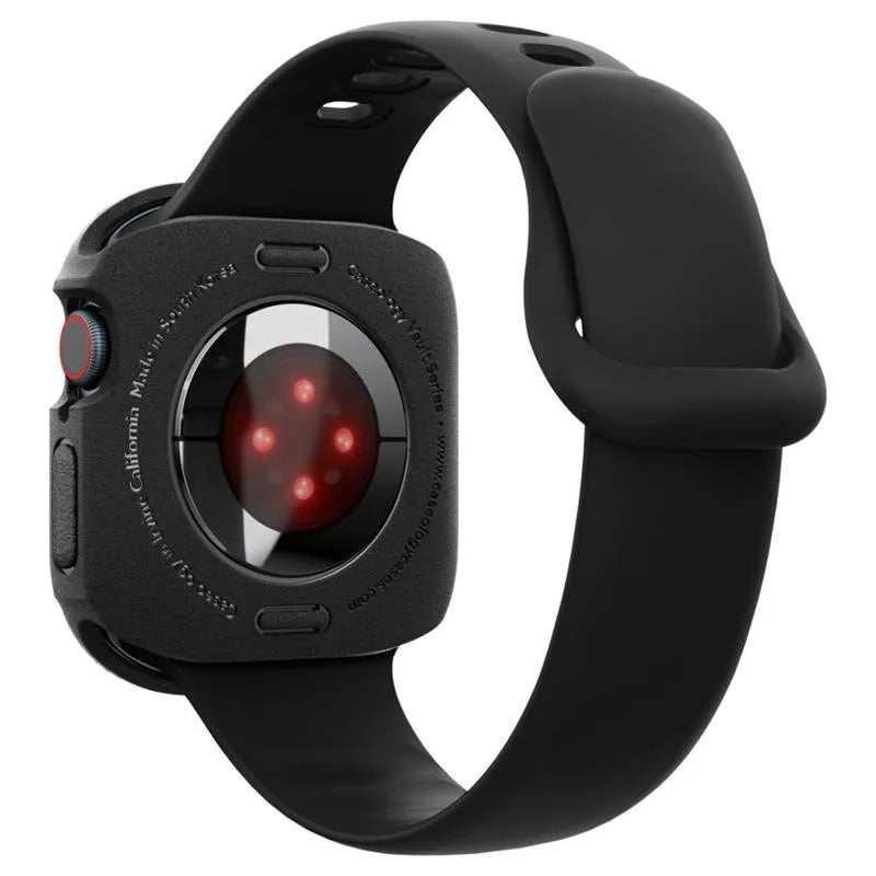 Spigen Caseology Vault – „Apple Watch 10“ 46 mm dėklas (matinė juoda)