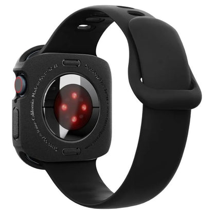 Spigen Caseology Vault – „Apple Watch 10“ 46 mm dėklas (matinė juoda)