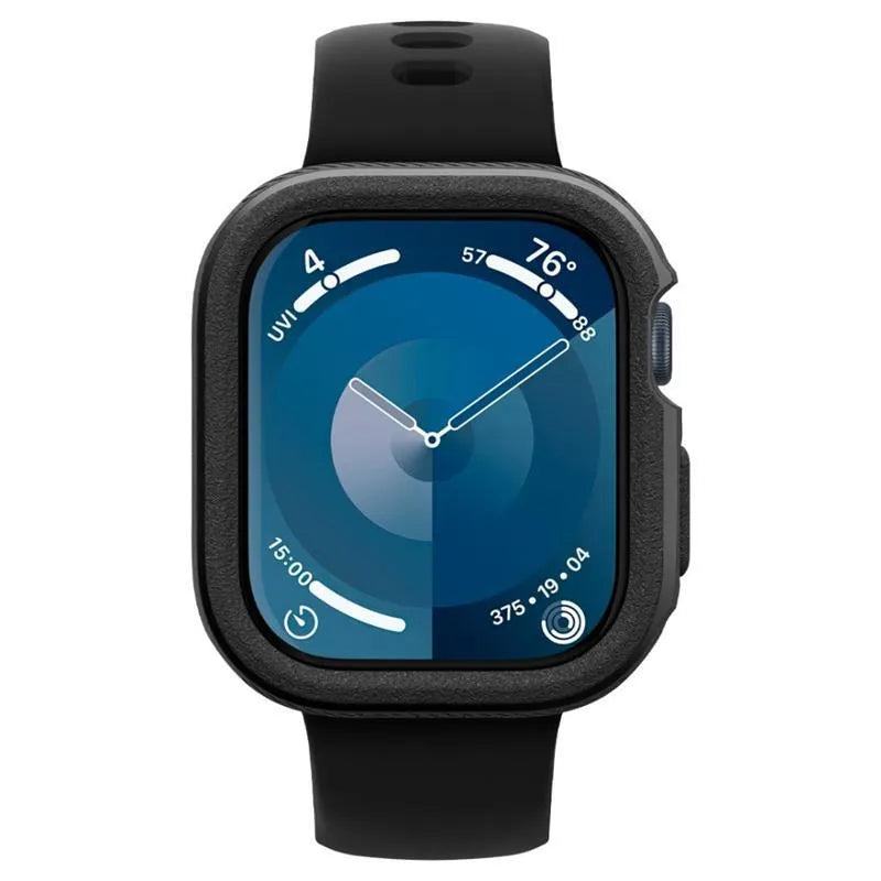 Spigen Caseology Vault – „Apple Watch 10“ 46 mm dėklas (matinė juoda)