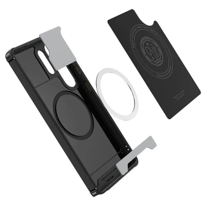 Spigen Core Armor Mag MagSafe – dėklas, skirtas Samsung Galaxy S25 Ultra (matinė juoda)