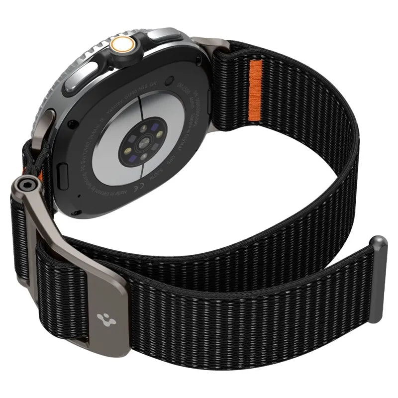 Spigen DuraPro Flex - Apyrankė skirta Samsung Galaxy Watch 8 / 8 Classic 40 / 44 / 46 mm (Juodos spalvos)