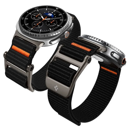 Spigen DuraPro Flex - Apyrankė skirta Samsung Galaxy Watch 8 / 8 Classic 40 / 44 / 46 mm (Juodos spalvos)