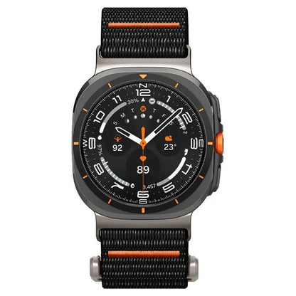 Spigen DuraPro Flex – Dirželis, skirtas Samsung Galaxy Watch Ultra 47 mm (2025/2024) (Juodas)