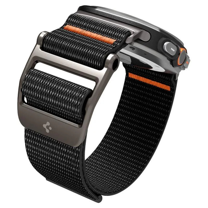 Spigen DuraPro Flex – Dirželis, skirtas Samsung Galaxy Watch Ultra 47 mm (2025/2024) (Juodas)