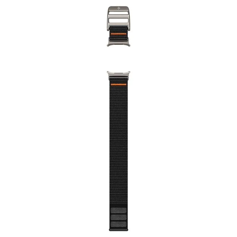 Spigen DuraPro Flex – Dirželis, skirtas Samsung Galaxy Watch Ultra 47 mm (2025/2024) (Juodas)