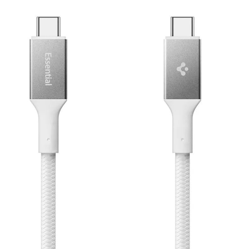 Spigen EB10010CC Essential – USB-C į USB-C PD laidas 100W 1m (baltas)