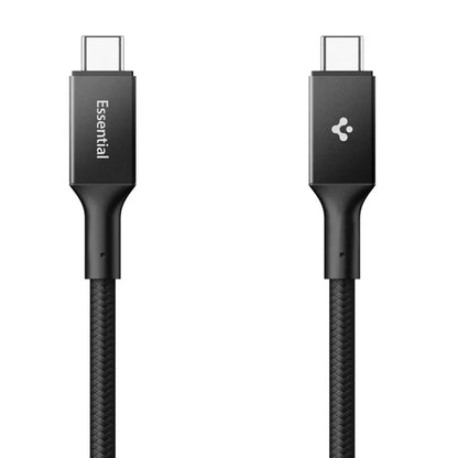 Spigen EB10010CC Essential – USB-C į USB-C PD laidas 100W 1m (juodas)