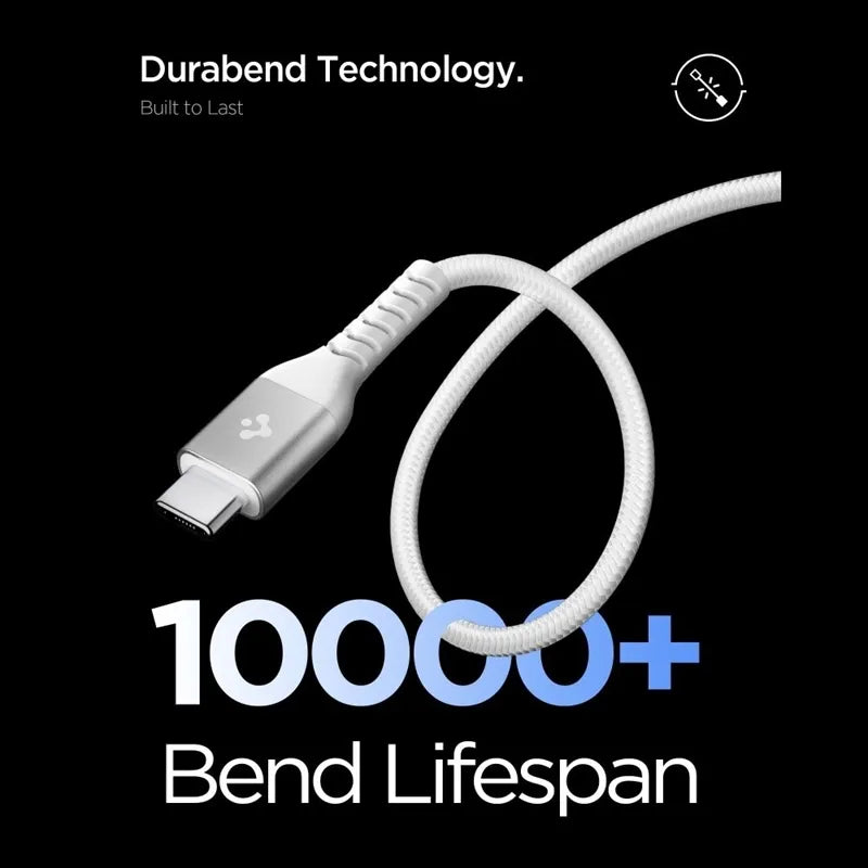 Spigen EB10010CCA Essential - USB-C į USB-C laidas 100W 1m (baltas)