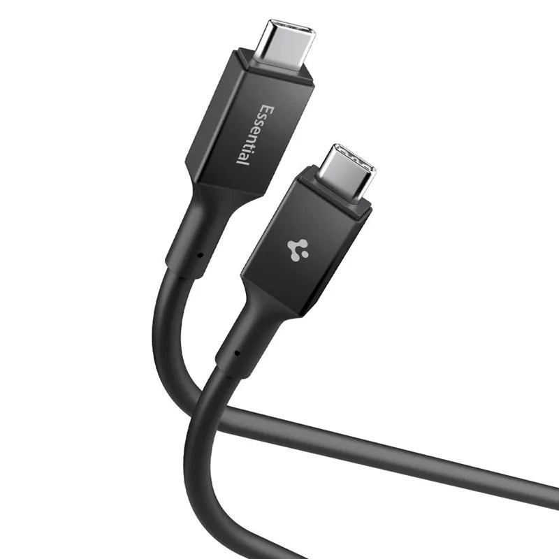 Spigen EB10020CC Essential - USB-C į USB-C PD kabelis 100W 2m (juodas)