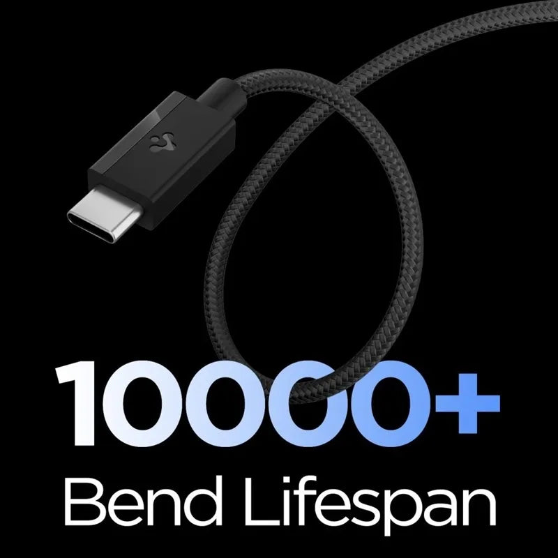 Spigen EB6015CC Essential – USB-C į USB-C laidas 60W 1,5 m (juodas)