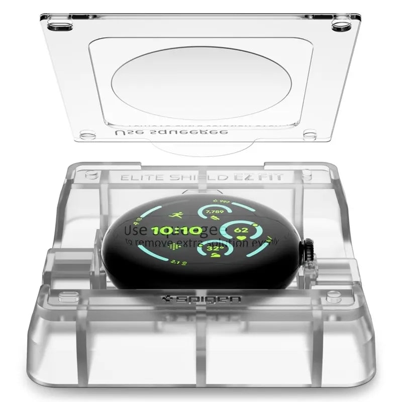 Spigen Elite Shield EZ Fit 2-Pack – hidrogelio plėvelė, skirta Google Pixel Watch 3 / 4 / 5 41 mm (2 vnt.)