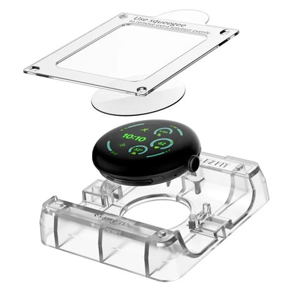 Spigen Elite Shield EZ Fit 2 vnt. – Hidrogelinė plėvelė, skirta Google Pixel Watch 3 / 4 / 5 45 mm (2 vnt.)