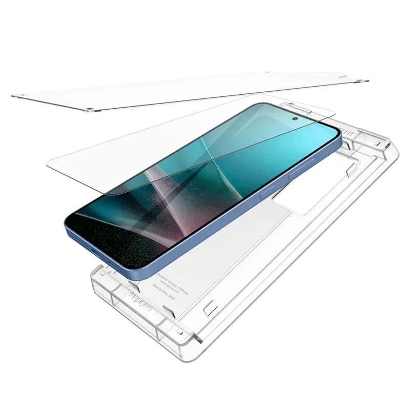 Spigen Elite Shield EZ Fit HD – hidrogelinė ekrano apsauga, skirta Samsung Galaxy S25 (skaidri)