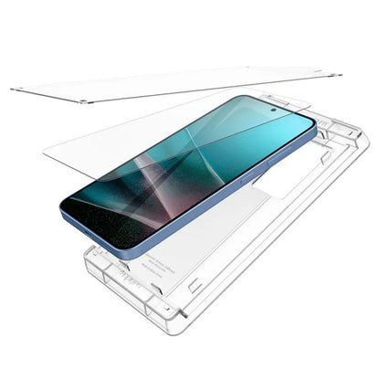 Spigen Elite Shield EZ Fit HD – hidrogelinė ekrano apsauga, skirta Samsung Galaxy S25 (skaidri)