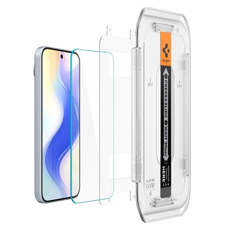 Spigen Glas.TR EZ FIT 2-Pack - Grūdintas stiklas, skirtas Google Pixel 9 / 9 Pro / 10 / 10 Pro