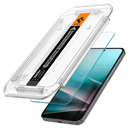 Spigen Glas.TR EZ FIT 2 pakuotės – grūdintas stiklas, skirtas Samsung Galaxy A37 5G / A36 5G (2 vienetai)