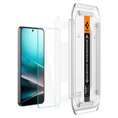 Spigen Glas.TR EZ FIT 2 pakuotės – grūdintas stiklas, skirtas Samsung Galaxy A37 5G / A36 5G (2 vienetai)