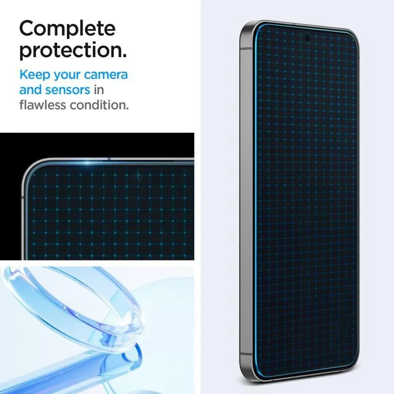 Spigen GLAS.TR EZ FIT 2 vnt. – Grūdintas stiklas skirtas Samsung Galaxy A56 5G / S24 FE (2 vnt.)
