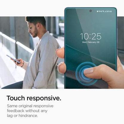Spigen Glas.TR EZ Fit 2 vnt. – grūdintas stiklas, skirtas „Samsung Galaxy S25 Ultra“ (2 vnt.)