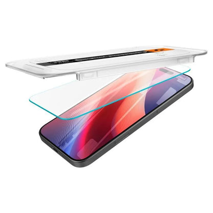 SPIGEN GLAS.TR "EZ FIT" grūdintas stiklas 2 vnt. iPhone 16 Pro / 17 / 17 Pro Skaidrus