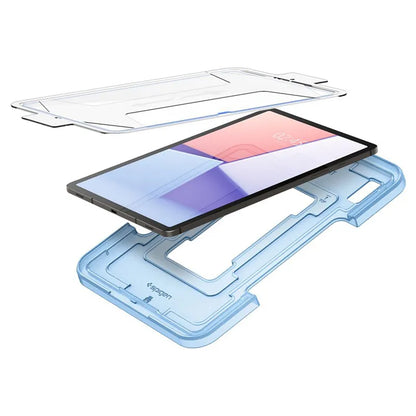 Spigen GLAS.TR EZ FIT - Grūdintas stiklas, skirta Samsung Galaxy Tab S9 11" / S9 FE / S10 FE / S10 Lite 10.9" X710 / X716B / X510 / X516B / X520 / X526 / X400 / X406B