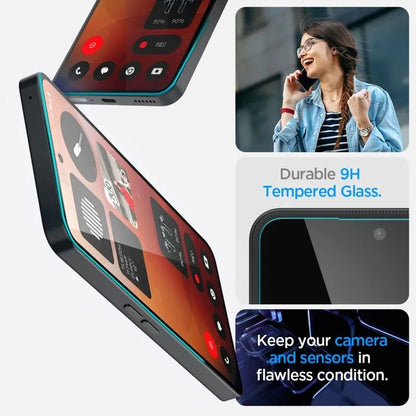 Spigen GLAS.TR EZ FIT – Grūdintas stiklas, skirtas Nothing Phone 3a / 3a Pro