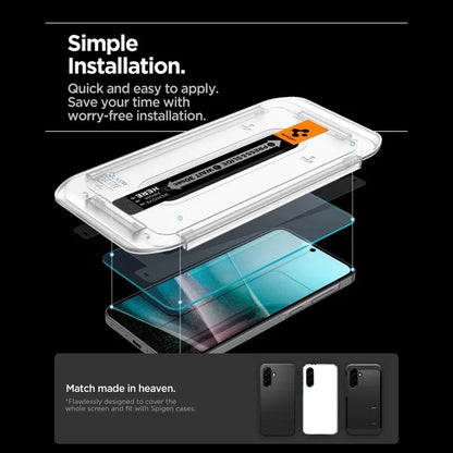Spigen GLAS.TR EZ Fit HD – grūdintas stiklas, skirtas Samsung Galaxy A36 5G / A37 5G
