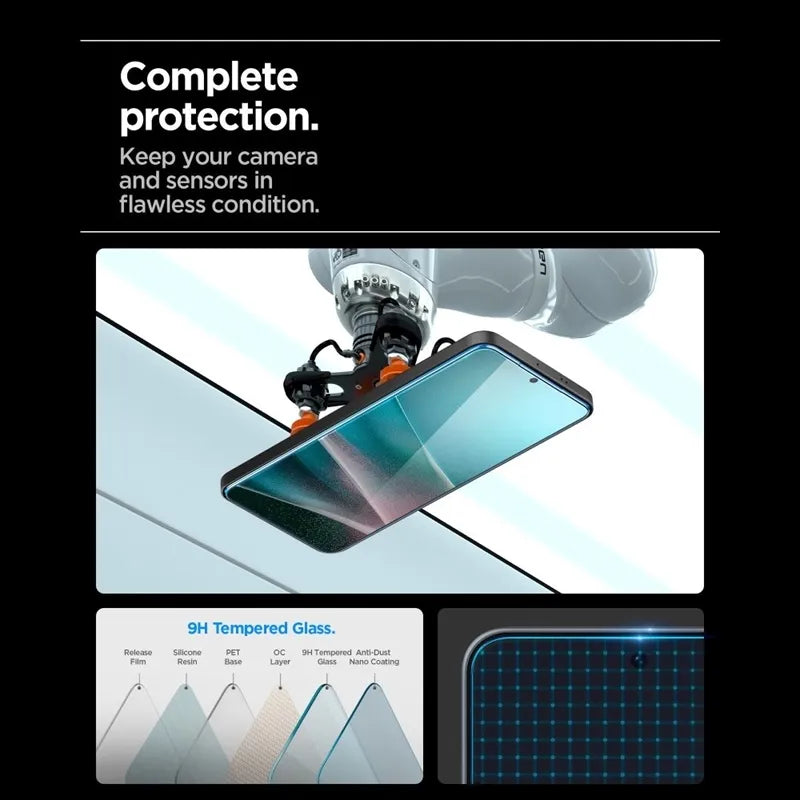Spigen GLAS.TR EZ Fit HD – grūdintas stiklas, skirtas Samsung Galaxy A36 5G / A37 5G