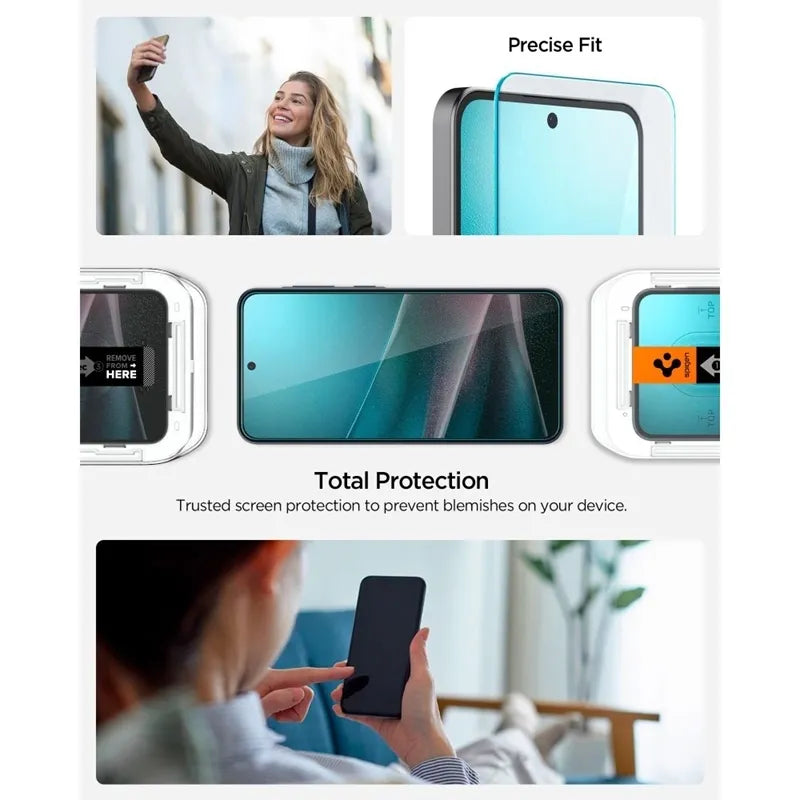 Spigen GLAS.TR EZ Fit HD – grūdintas stiklas, skirtas Samsung Galaxy A36 5G / A37 5G