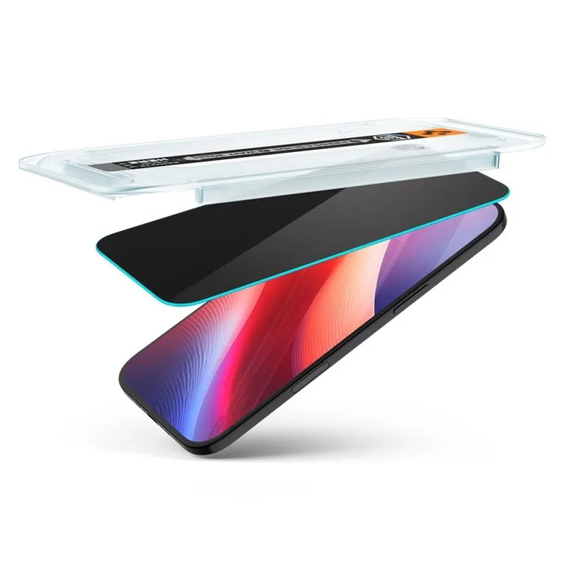 Spigen GLAS.TR EZ FIT Privatumo 2 vnt. - Grūdintas stiklas su privatumo filtru, skirtas iPhone Air