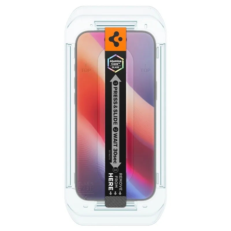 Spigen GLAS.TR EZ FIT Privatumo 2 vnt. - Grūdintas stiklas su privatumo filtru, skirtas iPhone Air