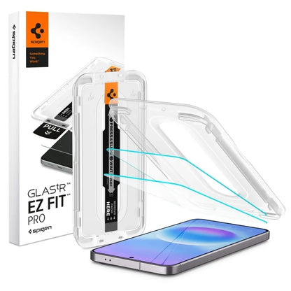 Spigen GLAS.TR EZ Fit Pro 2-Pack – grūdintas stiklas Samsung Galaxy A57 5G telefonui (2 vnt.)