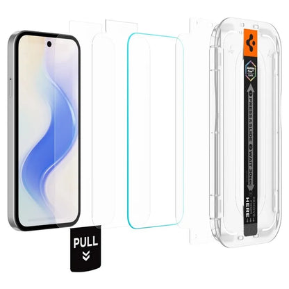 Spigen GLAS.TR EZ Fit Pro AC 2 pakuotės – grūdintas stiklas skirtas Google Pixel 10a (2 vnt.)