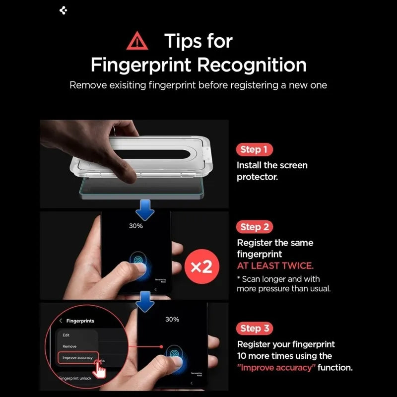 Spigen GLAS.TR EZ Fit Pro AC Anti Reflection 2-Pack – neatspindintis grūdintas stiklas, skirtas Samsung Galaxy S26 (2 vnt.)