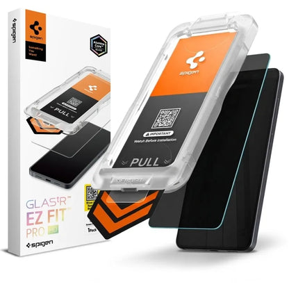 Spigen Glas.tR EZ Fit Pro AC HD Privacy – grūdintas privatumo stiklas, skirtas Samsung Galaxy S26+