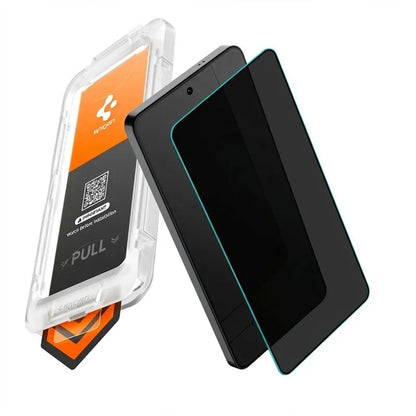 Spigen Glas.tR EZ Fit Pro AC HD Privacy – grūdintas privatumo stiklas, skirtas Samsung Galaxy S26+