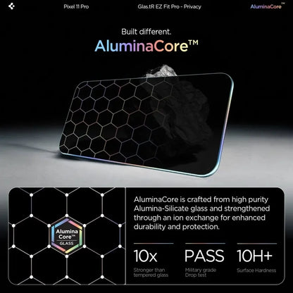 Spigen Glas.tR EZ Fit Pro AC Privacy 2-vnt. - Grūdintas privatumo stiklas, skirtas Google Pixel 9 / 9 Pro / 10 Pro / 11 Pro (2 vnt.)